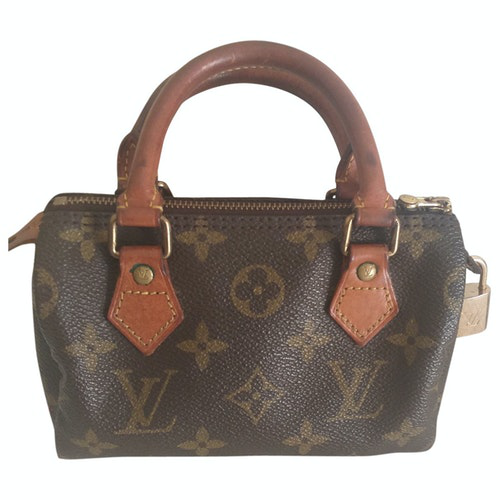 Pre-Owned Louis Vuitton Nano Speedy / Mini Hl Cloth Handbag | ModeSens