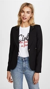 Smythe - Classic Duchess Blazer In Black In Black