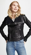 VEDA MAX CLASSIC LEATHER JACKET