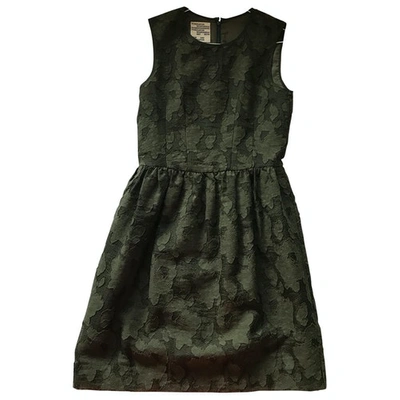 Pre-owned Baum Und Pferdgarten Mini Dress In Khaki