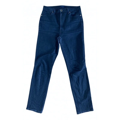 Pre-owned Khaite Black Cotton - Elasthane Jeans