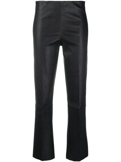 By Malene Birger Florentina Leather Trousers In Black