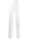 ATTICO HIGH-WAISTED SIDE STRIPE TROUSERS,15842040