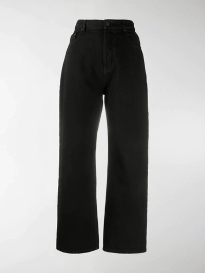 Balenciaga Cotton-jersey Track Trousers In Black