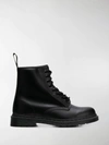 Dr. Martens' Black Eight-eye 1460 Mono Boots