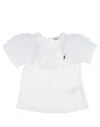 Elisabetta Franchi Kids' T-shirts In White