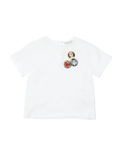 Dolce & Gabbana Babies' T-shirts In White