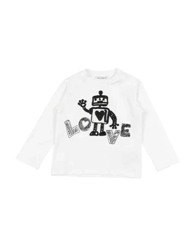 Dolce & Gabbana Babies' T-shirts In White