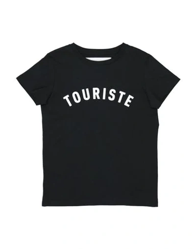 Touriste Kids' T-shirt In Black