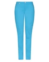 Trussardi Jeans Casual Pants In Turquoise