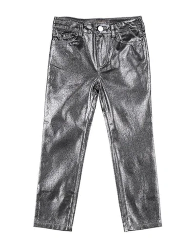 Trussardi Junior Casual Pants In Silver