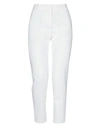 Pinko Tailored White Trousers With Side Pockets In White