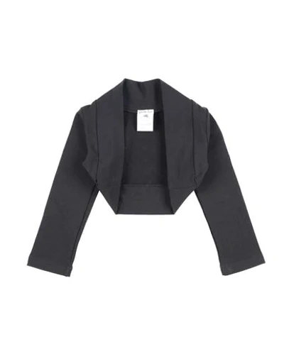 Piccola Ludo Babies' Wrap Cardigans In Black