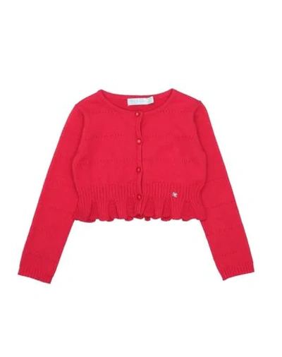 Abel & Lula Cardigan In Red