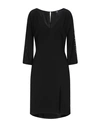 Elisabetta Franchi Short Dresses In Black