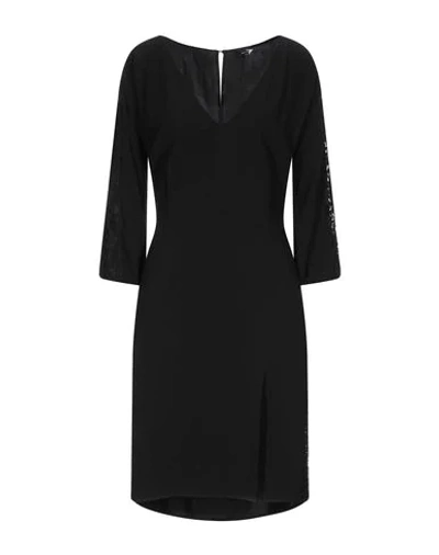 Elisabetta Franchi Short Dresses In Black