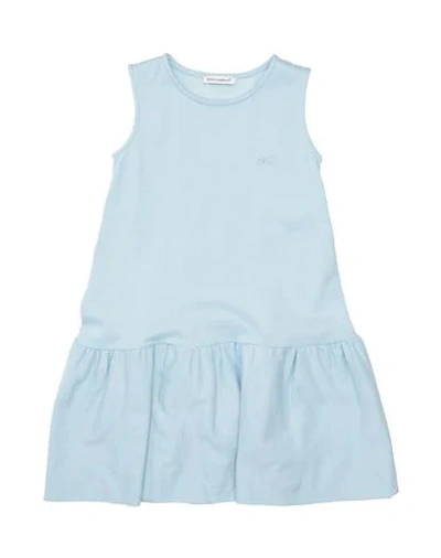 Dolce & Gabbana Kids' Dresses In Pastel Blue