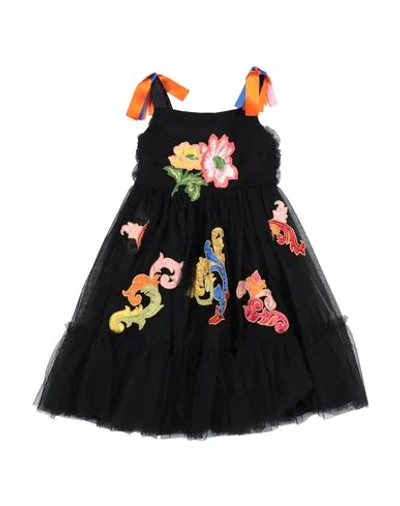 Dolce & Gabbana Kids' Dresses In Black