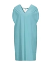 Ottod'ame Midi Dresses In Turquoise