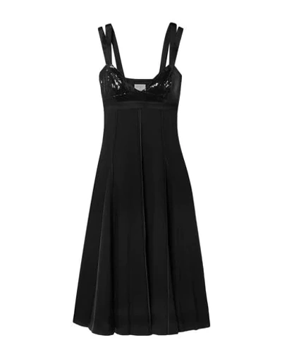 Grey Jason Wu Midi Dresses In Black