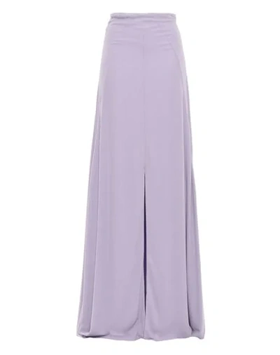 Les Héroïnes By Vanessa Cocchiaro Maxi Skirts In Lilac