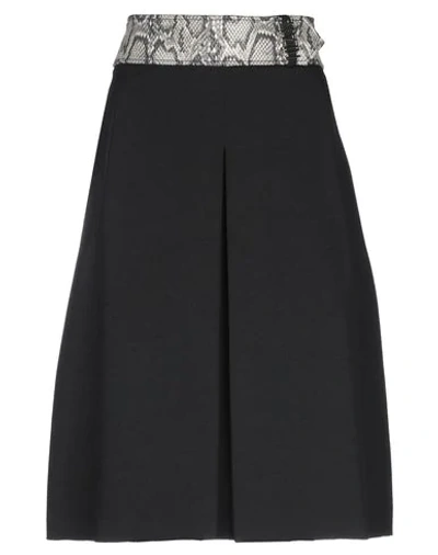 Alviero Martini 1a Classe Knee Length Skirt In Black
