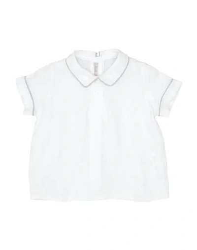 Little Bear Babies' Shirts In White