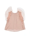 ELISABETTA FRANCHI ELISABETTA FRANCHI TODDLER GIRL TOP PINK SIZE 6 VISCOSE, POLYESTER,38926763LR 6