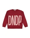 Dondup Sweater In Brick Red