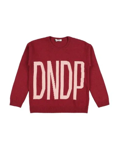 Dondup Sweater In Brick Red