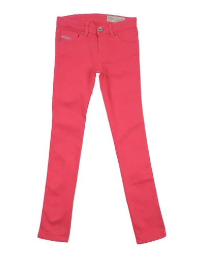 Diesel Denim Pants In Coral