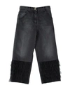 ELISABETTA FRANCHI ELISABETTA FRANCHI TODDLER GIRL DENIM PANTS BLACK SIZE 6 COTTON, T-400 FIBER, POLYAMIDE,42794275RG 4