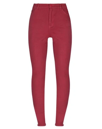 Emporio Armani Jeans In Red