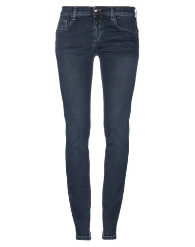 Semicouture Denim Pants In Blue