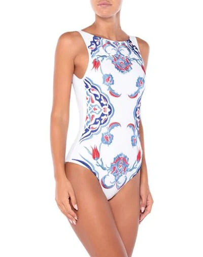 Dondup One-piece Swimsuits In White