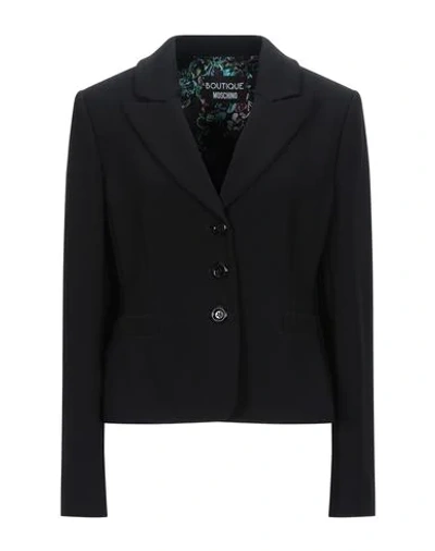 Boutique Moschino Suit Jackets In Black