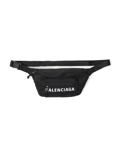 Balenciaga Men's Belt Bum Bag Hip Pouch In Black
