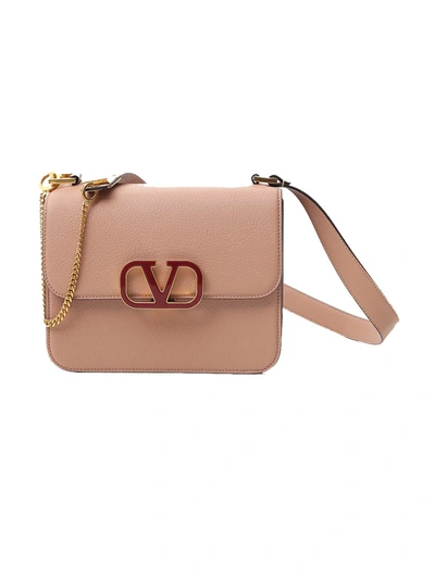 Valentino Garavani Pink Leather Shoulder Bag