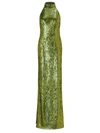 GALVAN OLIVE GREEN SEQUIN OCEANA GOWN,1FBE714D-F143-BFEF-90BC-2DCB25E8C840