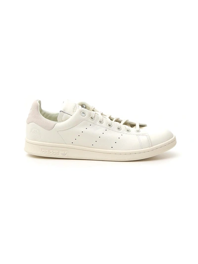 Adidas Originals White Leather Sneakers In Neutrals