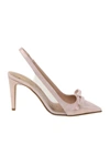 RED VALENTINO GOLD/PINK LEATHER SANDALS,7C6B9B94-0015-5F57-A9F4-013D3C633CED