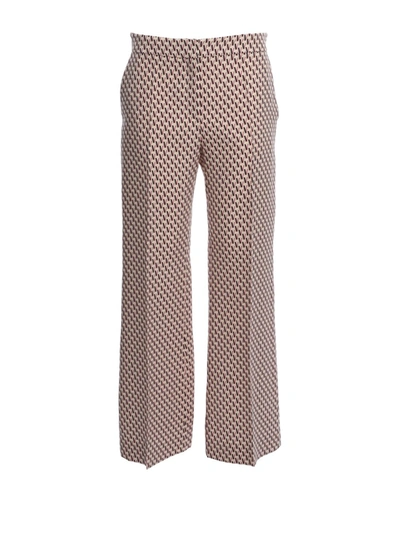 Valentino Multicolor Wool Pants In Neutrals