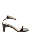 Sergio Rossi Sandal Sr1 In Black Leather In Black