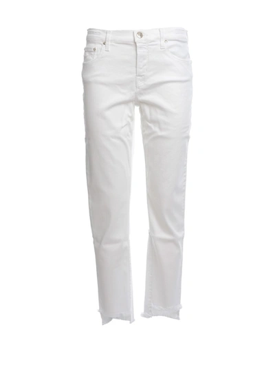 Jacob Cohen White Cotton Jeans
