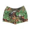 28natelier Women's Green / Orange The Koi Skort In Green
