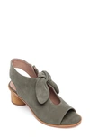 Bernardo Luna Sandal In Military Suede