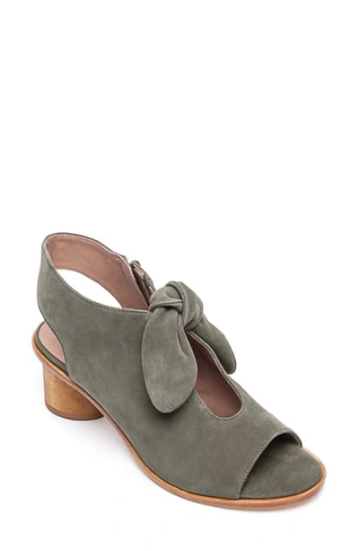 Bernardo Luna Sandal In Military Suede