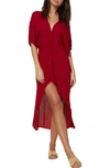 O'NEILL SALTWATER TWIST COVER-UP TUNIC DRESS,SP0404043