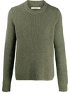 Zadig & Voltaire Kennedy Cashmere Ribbed Sweater In Green