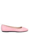 Tod's Ballet Flats In Pink